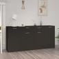 Preview: ARDEBO.de - Sideboard Schwarz 160x36x75 cm Holzwerkstoff