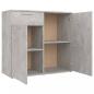 Preview: Sideboard Betongrau 80x36x75 cm Holzwerkstoff