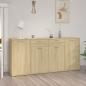 Preview: ARDEBO.de - Sideboard Sonoma-Eiche 160x36x75 cm Holzwerkstoff