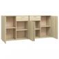 Preview: Sideboard Sonoma-Eiche 160x36x75 cm Holzwerkstoff