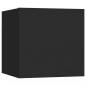 Preview: TV-Wandschrank Schwarz 30,5x30x30 cm