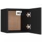 Preview: TV-Wandschrank Schwarz 30,5x30x30 cm