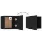 Preview: TV-Wandschrank Schwarz 30,5x30x30 cm