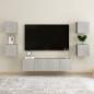 Preview: TV-Wandschrank Betongrau 30,5x30x30 cm