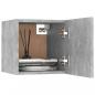 Preview: TV-Wandschrank Betongrau 30,5x30x30 cm