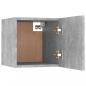 Preview: TV-Wandschrank Betongrau 30,5x30x30 cm