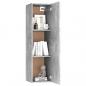 Preview: TV-Schrank Betongrau 30,5x30x110 cm Holzwerkstoff