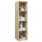 Preview: TV-Wandschrank Sonoma-Eiche 37x37x142,5 cm Holzwerkstoff