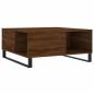 Preview: Couchtisch Braun Eichen-Optik 80x80x36,5 cm Holzwerkstoff