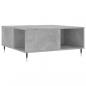 Preview: Couchtisch Betongrau 80x80x36,5 cm Holzwerkstoff