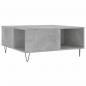 Preview: Couchtisch Betongrau 80x80x36,5 cm Holzwerkstoff