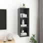 Preview: TV-Wandschrank Grau 37x37x107 cm Holzwerkstoff