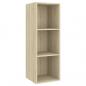 Preview: TV-Wandschrank Sonoma-Eiche 37x37x107 cm Holzwerkstoff