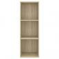 Preview: TV-Wandschrank Sonoma-Eiche 37x37x107 cm Holzwerkstoff