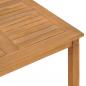 Preview: Garten-Esstisch 85x85x75 cm Teak Massivholz