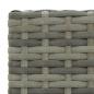 Preview: 5-tlg. Gartenbar-Set Poly Rattan Grau