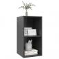 Preview: TV-Wandschrank Grau 37x37x72 cm Holzwerkstoff