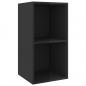 Preview: TV-Wandschrank Hochglanz-Schwarz 37x37x72 cm Holzwerkstoff