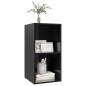 Preview: TV-Wandschrank Hochglanz-Schwarz 37x37x72 cm Holzwerkstoff