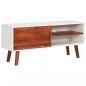 Preview: ARDEBO.de - TV-Schrank 110x35x50 cm Massivholz Akazie und MDF