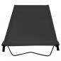 Preview: Campingbett 180x60x19 cm Oxford-Gewebe und Stahl Schwarz