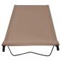 Preview: Campingbetten 2 Stk. 180x60x19 cm Oxford-Gewebe und Stahl Taupe