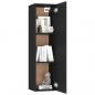 Preview: TV-Schrank Schwarz 30,5x30x110 cm Holzwerkstoff