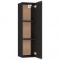 Preview: TV-Schrank Schwarz 30,5x30x110 cm Holzwerkstoff