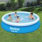 Preview: Bestway Fast Set Aufblasbarer Swimmingpool Rund 366x76 cm 57273 