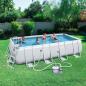 Preview: Bestway Power Steel Swimmingpool-Set Rechteckig 549x274x122 cm