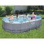 Preview: ARDEBO.de - Bestway Power Stahlrahmen-Pool Set 488x305x107 cm