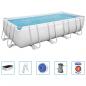 Preview: Bestway Power Steel Swimmingpool-Set Rechteckig 488x244x122 cm