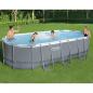 Preview: ARDEBO.de - Bestway Power Steel Aufstellpool Oval 549x274x122 cm