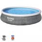 Preview: Bestway Fast Set Aufblasbares Pool-Set mit Pumpe 396x84 cm 