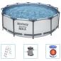 Preview: ARDEBO.de - Bestway Steel Pro MAX Swimmingpool-Set 366x100 cm