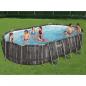 Preview: ARDEBO.de - Bestway Power Steel Swimmingpool-Set Oval 488x305x107 cm