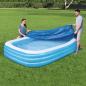 Preview: ARDEBO.de - Bestway Flowclear Poolabdeckung 305x183x56 cm 