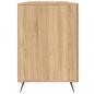 Preview: Schreibtisch Sonoma-Eiche 140x50x75 cm Holzwerkstoff