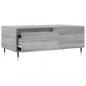 Preview: Couchtisch Grau Sonoma 90x50x36,5 cm Holzwerkstoff