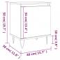 Preview: Nachttische 2 Stk. Sonoma-Eiche 40x30x50 cm Holzwerkstoff