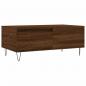 Preview: Couchtisch Braun Eichen-Optik 90x50x36,5 cm Holzwerkstoff