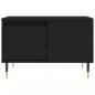 Preview: Couchtisch Schwarz 55x55x36,5 cm Holzwerkstoff