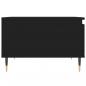 Preview: Couchtisch Schwarz 55x55x36,5 cm Holzwerkstoff