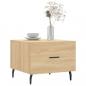 Preview: Couchtisch Sonoma-Eiche 50x50x40 cm Holzwerkstoff