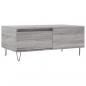 Preview: Couchtisch Grau Sonoma 90x50x36,5 cm Holzwerkstoff