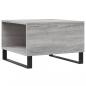 Preview: Couchtisch Grau Sonoma 55x55x36,5 cm Holzwerkstoff