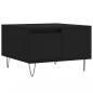 Preview: Couchtisch Schwarz 55x55x36,5 cm Holzwerkstoff