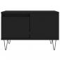 Preview: Couchtisch Schwarz 55x55x36,5 cm Holzwerkstoff