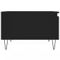 Preview: Couchtisch Schwarz 55x55x36,5 cm Holzwerkstoff