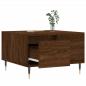 Preview: Couchtisch Braun Eichen-Optik 55x55x36,5 cm Holzwerkstoff